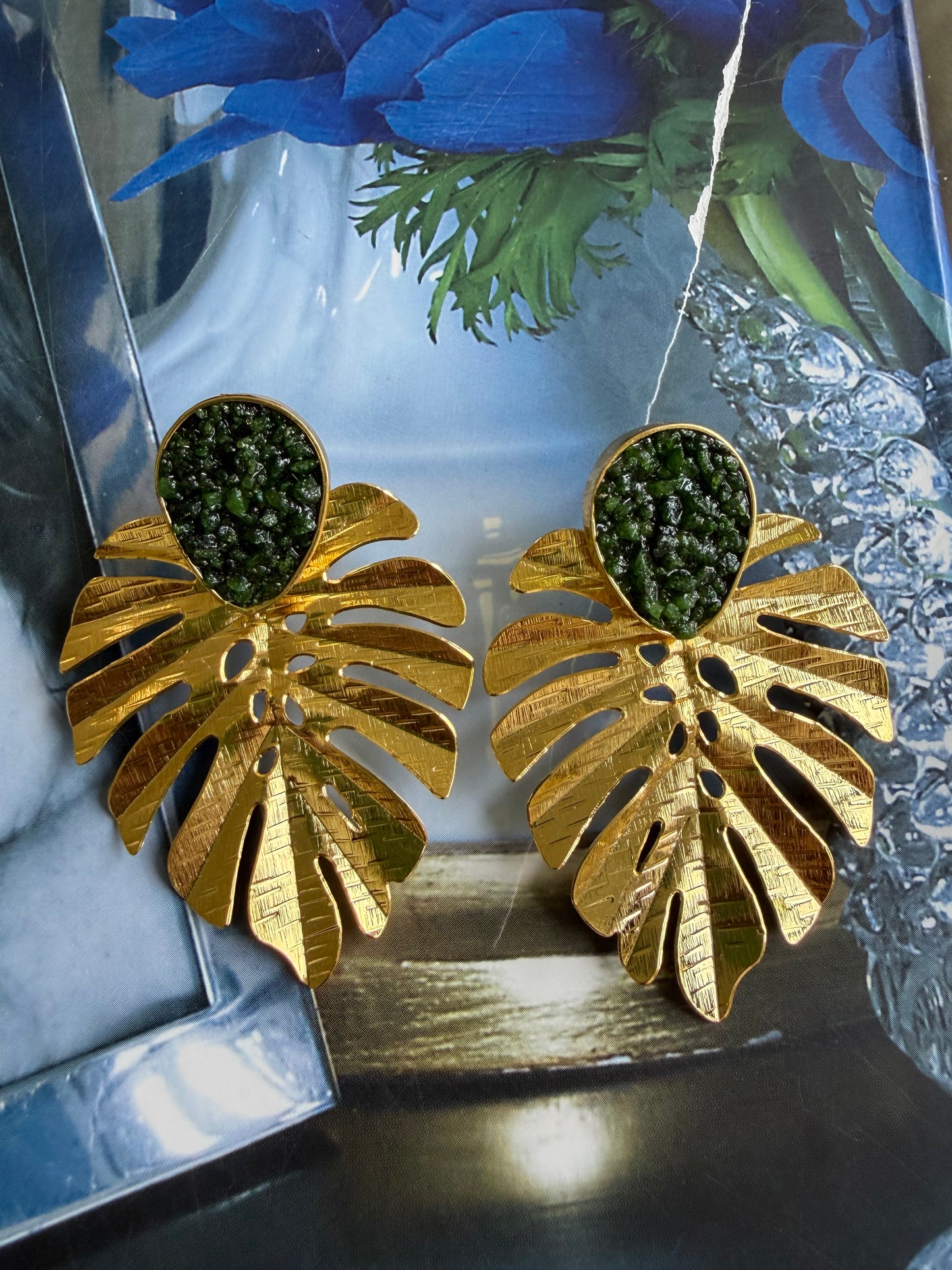 Large Leaf earring
