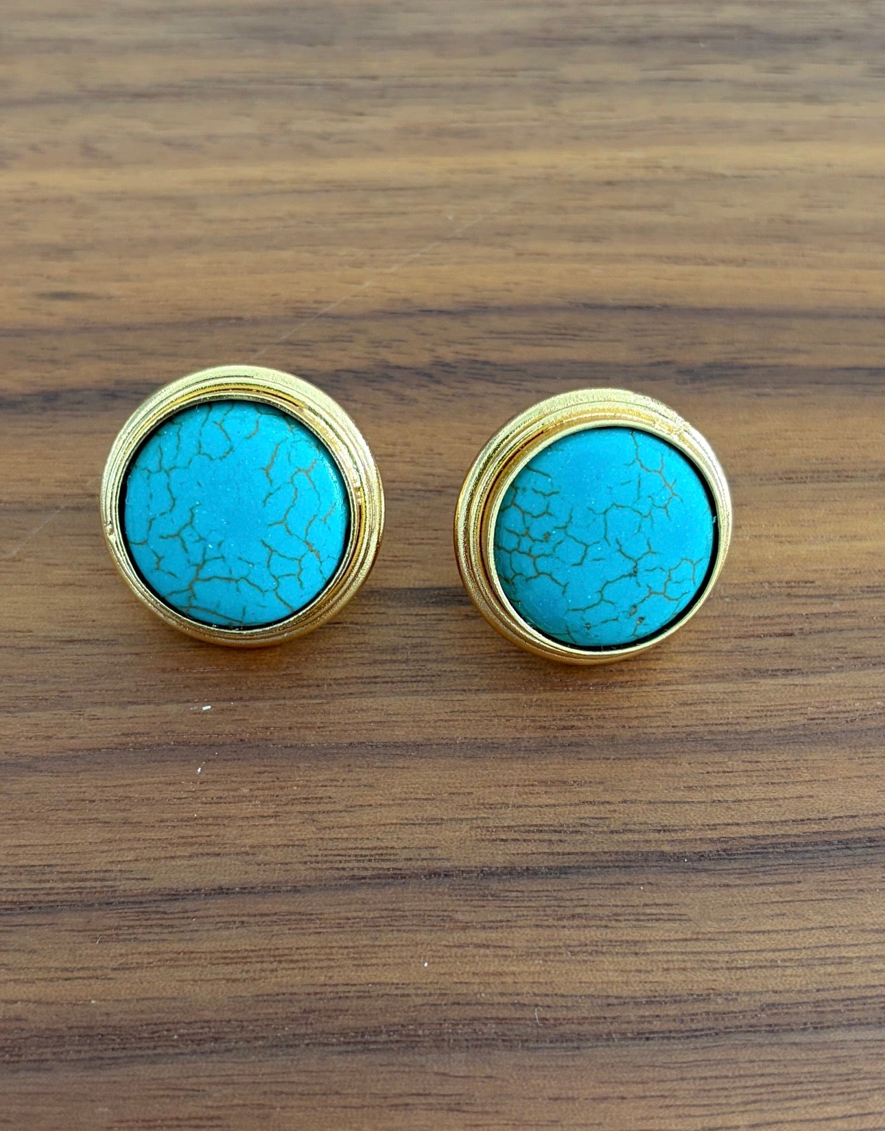 Turquoise Oversized Studs