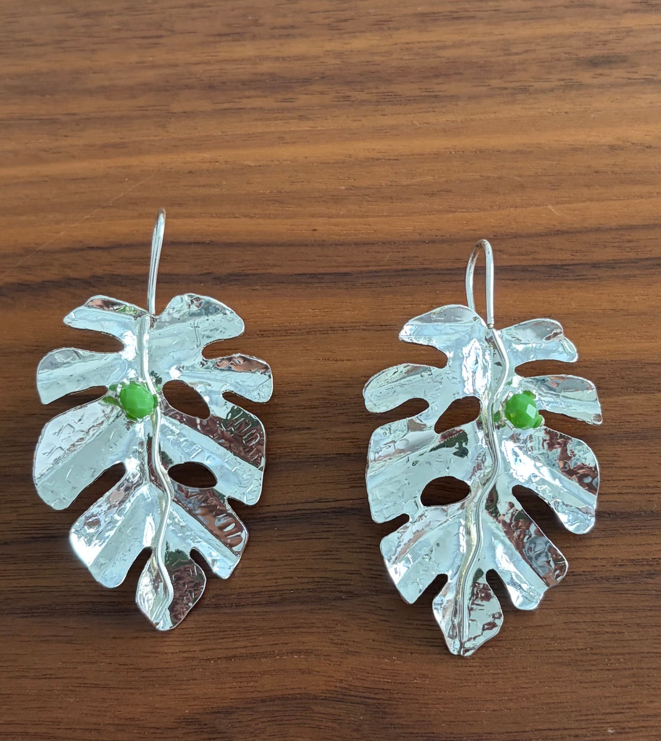 Silver Leaf Earring