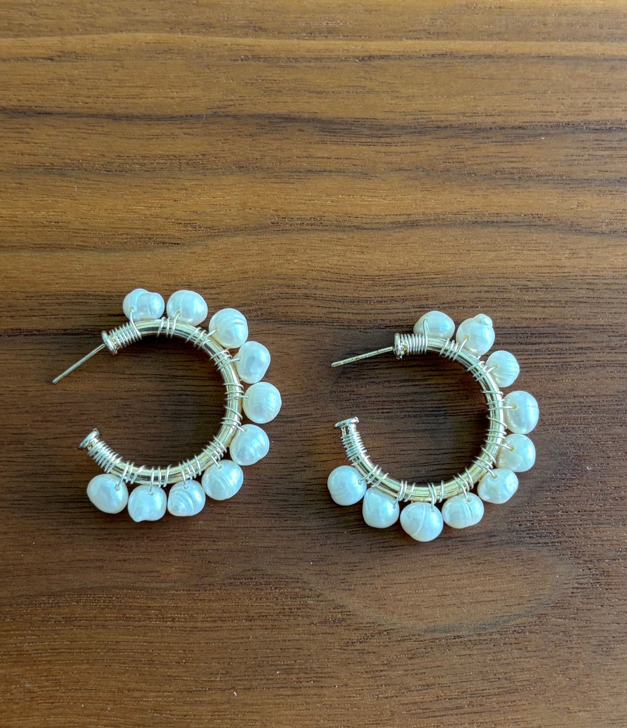 Hoop Pearl Earring