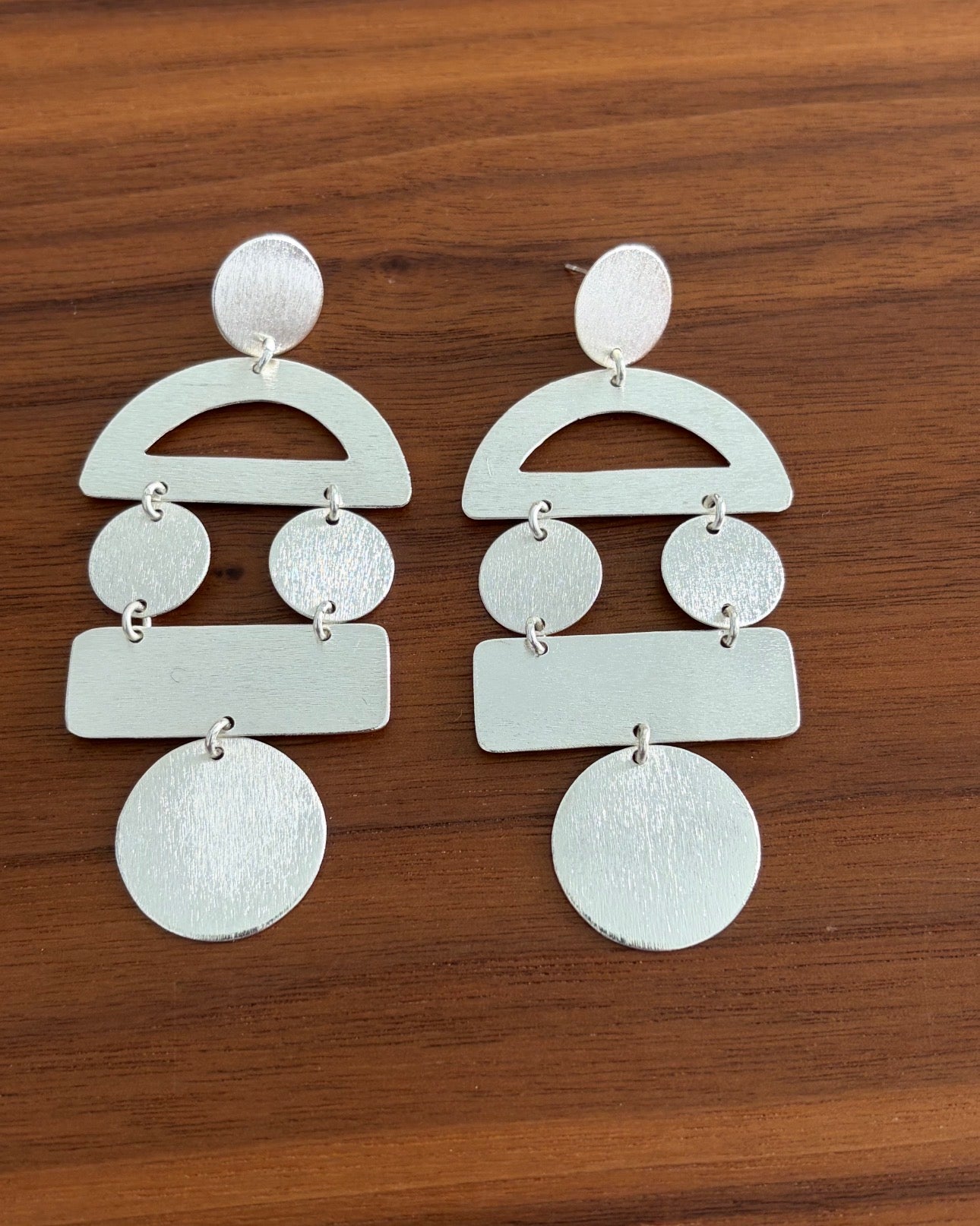 Dangle Silver Earrings