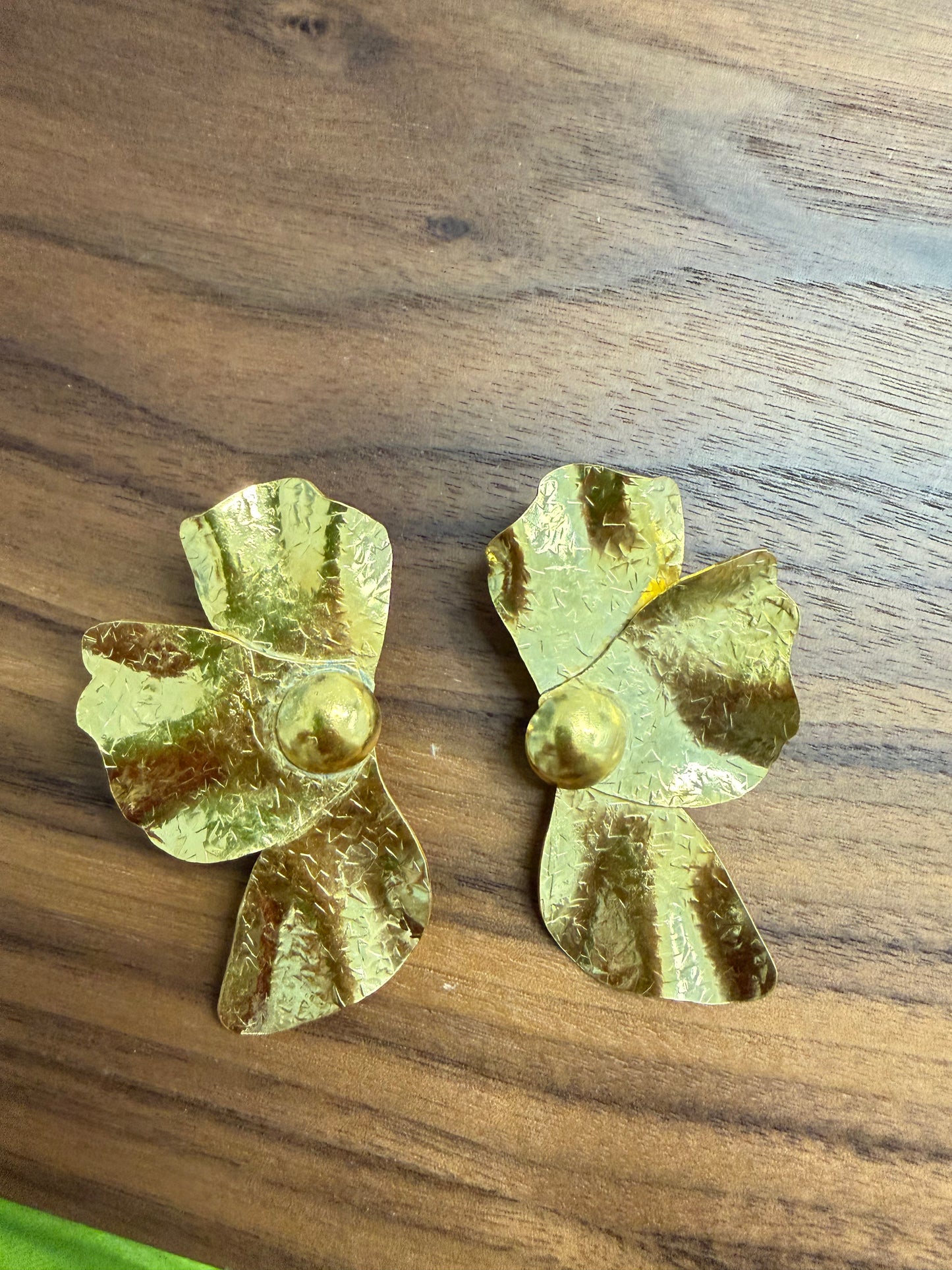 Half Orchid Earrings