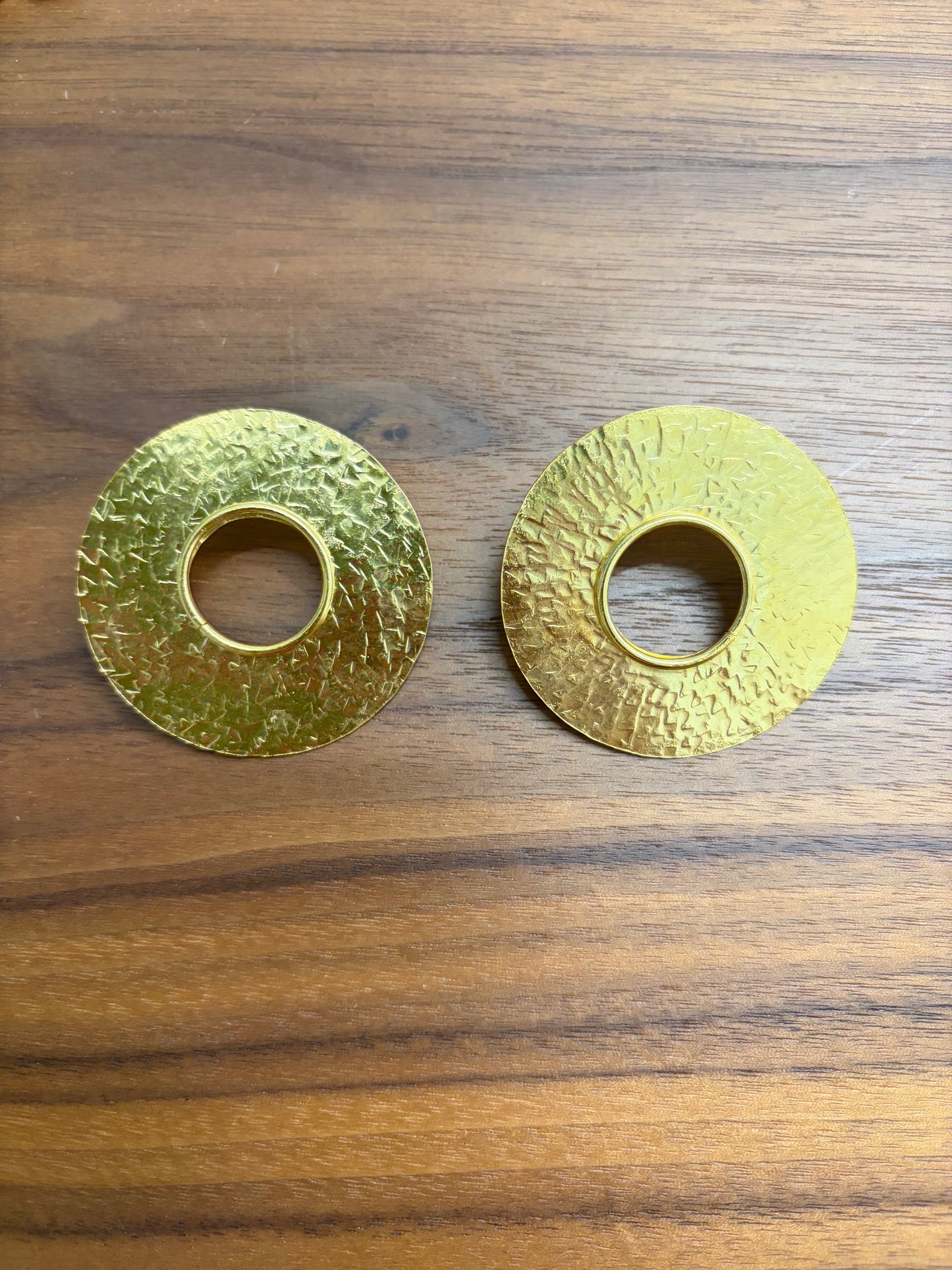 Circle Bronze Earrings